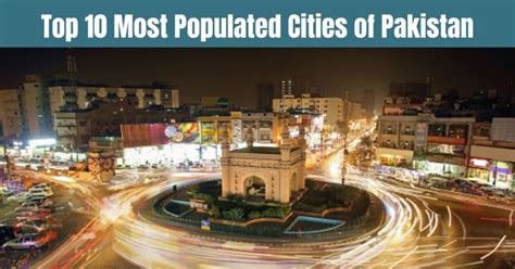 most populated cities of pakistan|Pakistan .